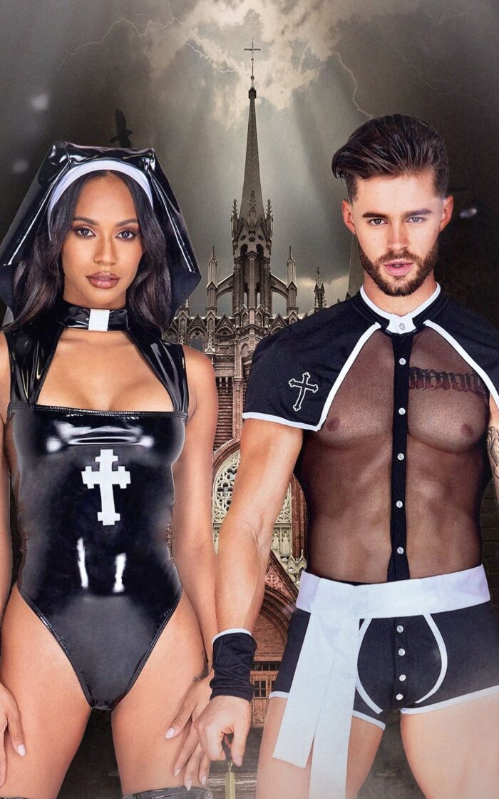 2pc Misbeheaven Nun Costume