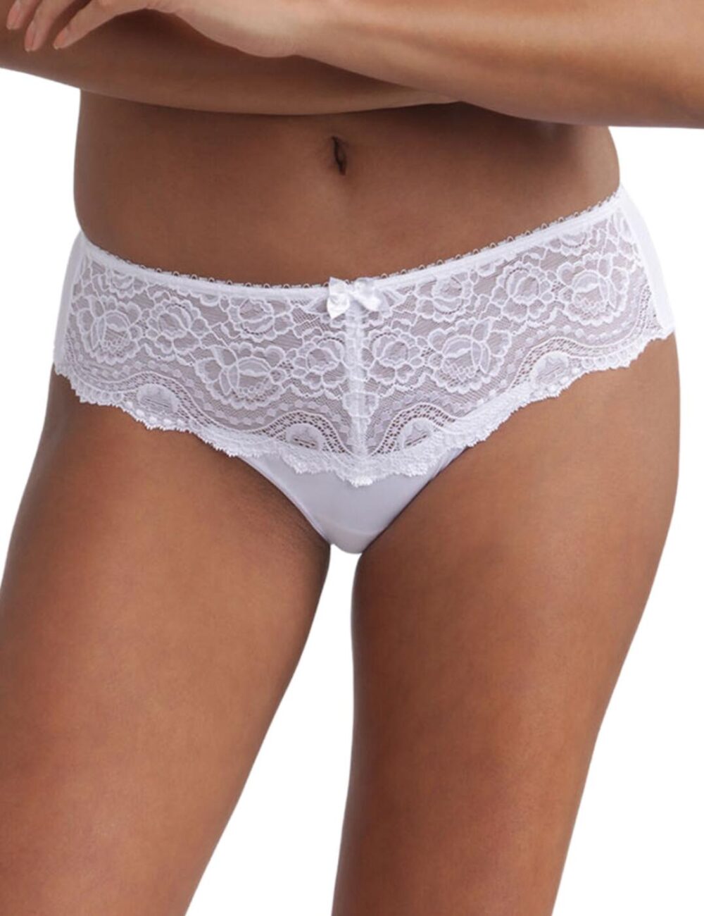 Affinity Playtex Flower Elegance Lace Brief - White - S - 10