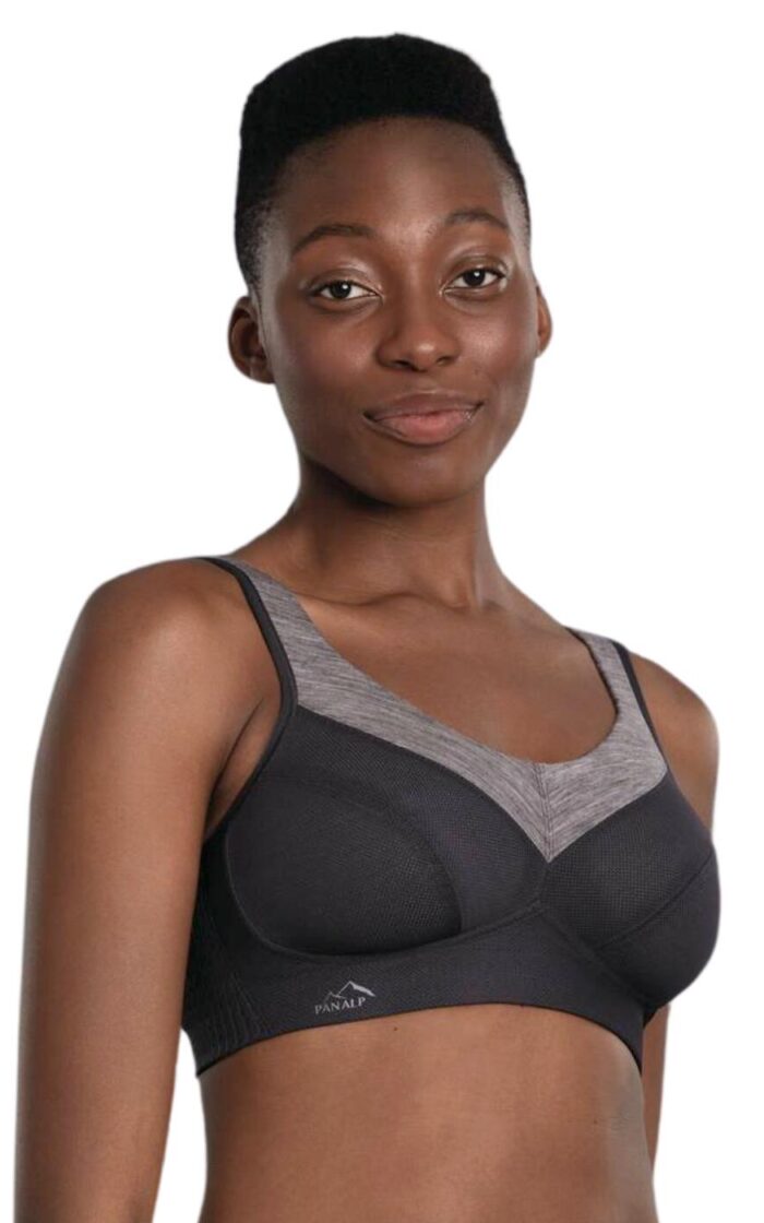 Anita Active PanAlp Wool Sports Bra - Anthracite/Melange - 32D
