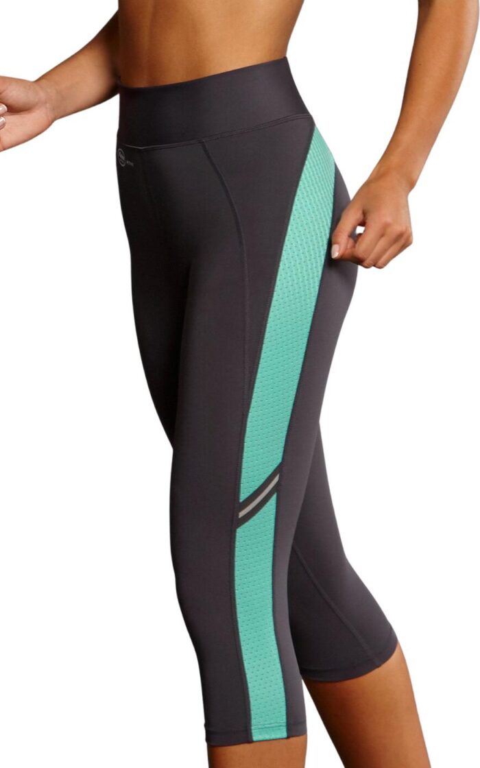 Anita Active Sports Legging - Pool Blue/Anthracite - M - 12