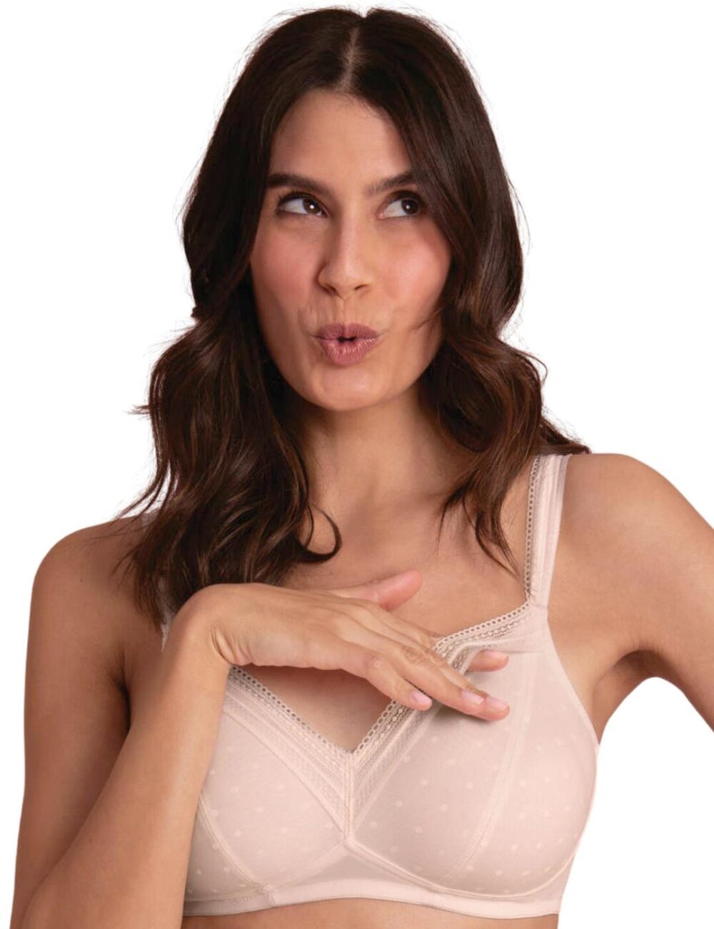 Anita Care Emily Post Mastectomy Bra - Powder Rose - 40AA