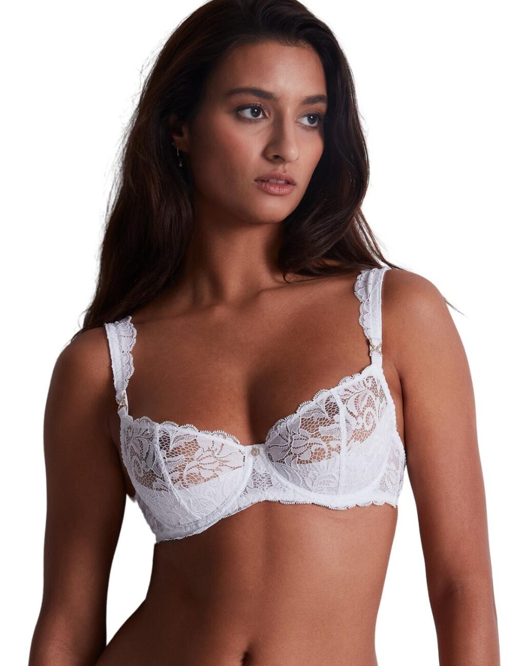 Aubade Mon Bijou Half Cup Bra - Blanc - 30C