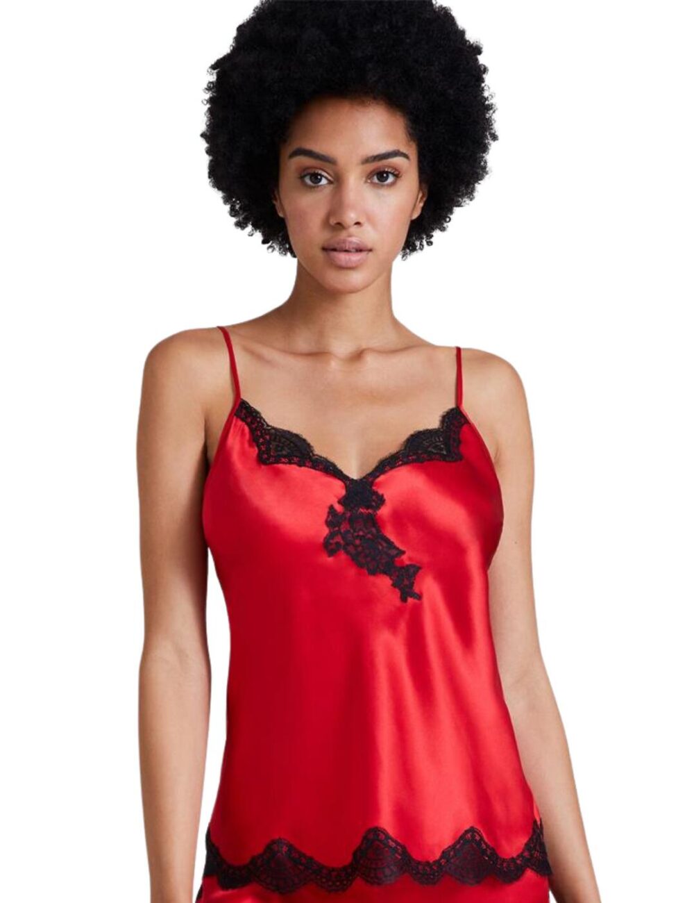 Aubade Toi Mon Amour Pyjama Camisole Top - Rouge Passion - S - 10