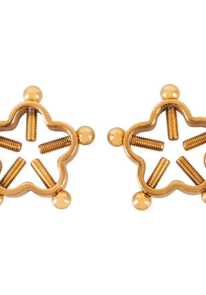 Bad Kitty Golden Flower Nipple Jewellery