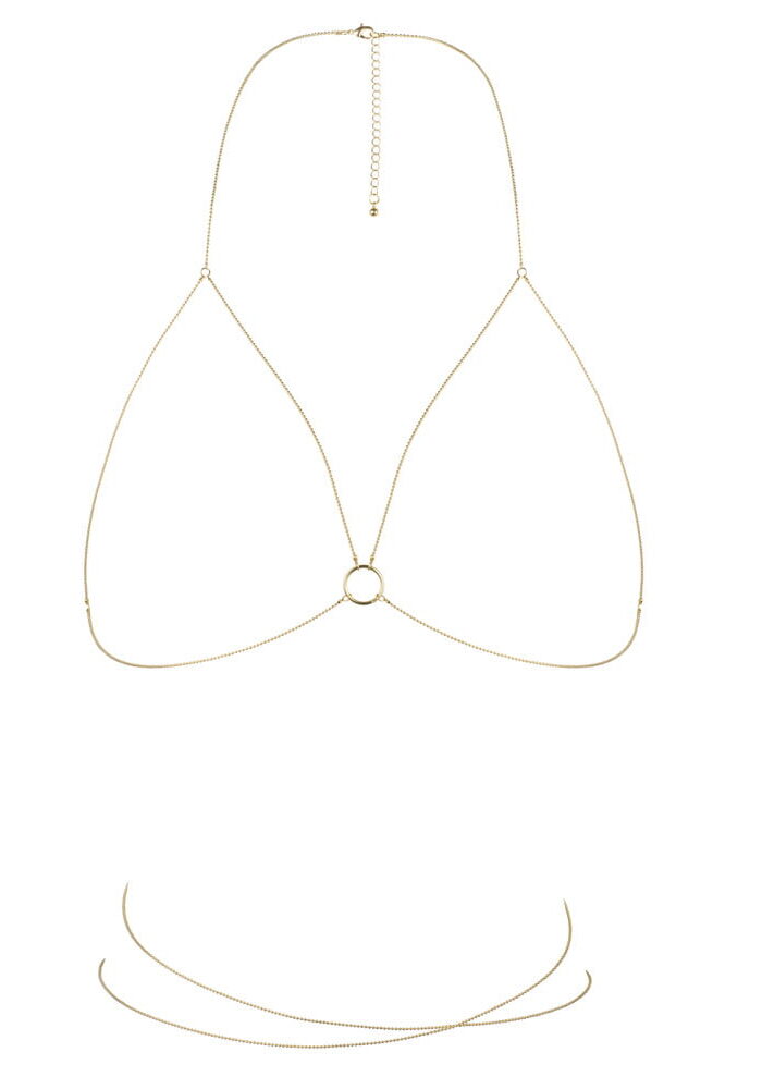 Bijoux Indiscrets Magnifique Bra Chain Gold