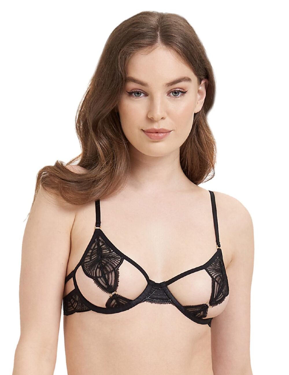 Bluebella Anaya Cut Out Bra - Black - 30DD