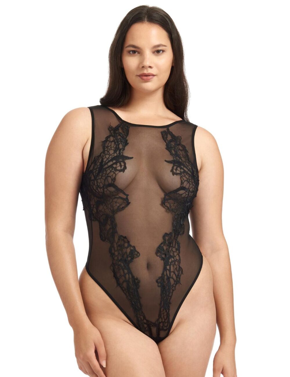 Bluebella Etienne Soft Sheer Body - Black - M - 12