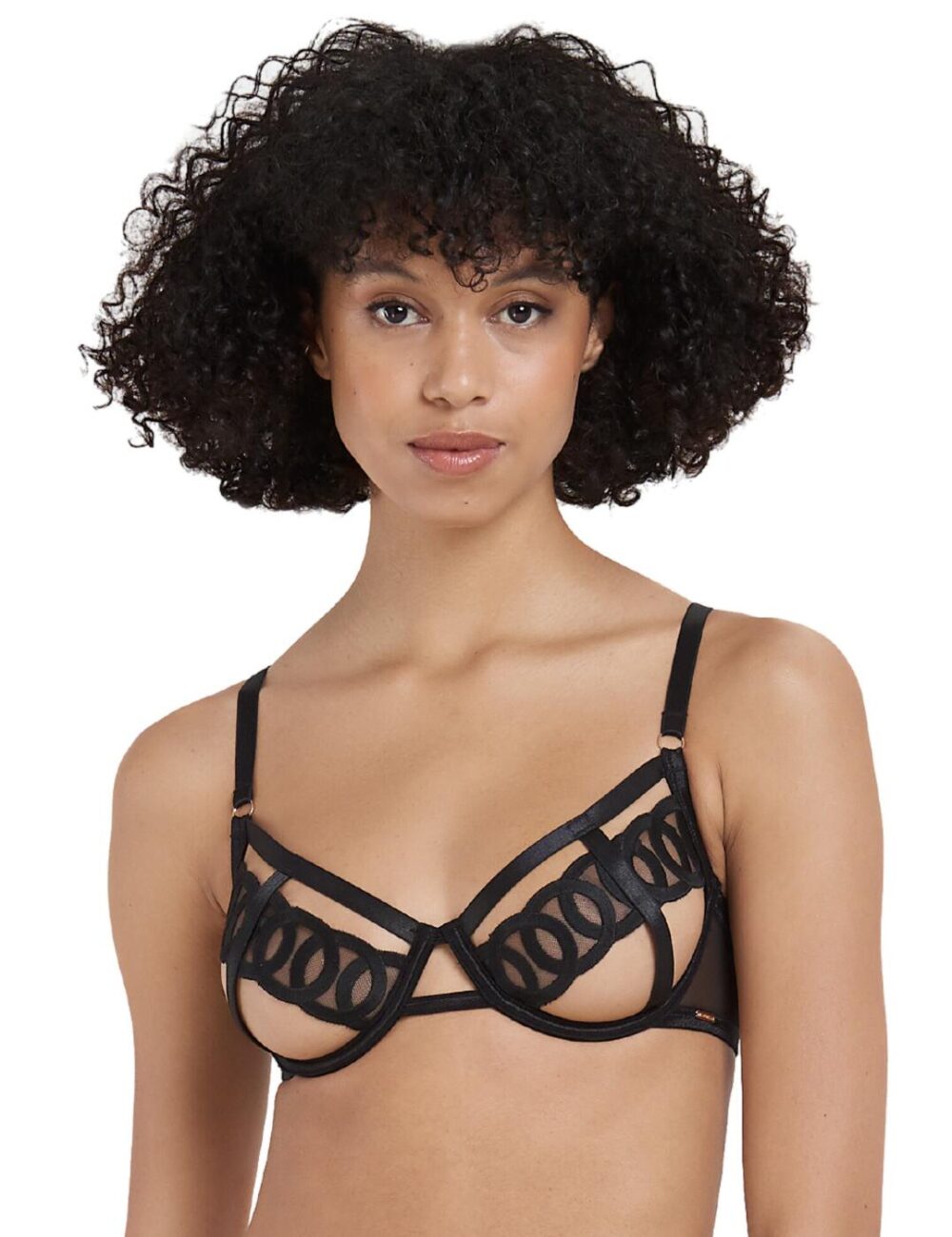 Bluebella Juliette Cut Out Bra - Black - 30B