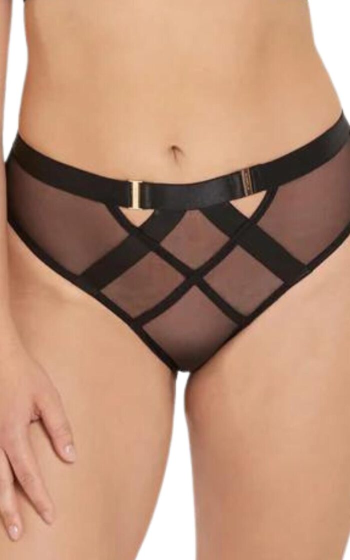 Bluebella Sawyer High Waist Brief - Black