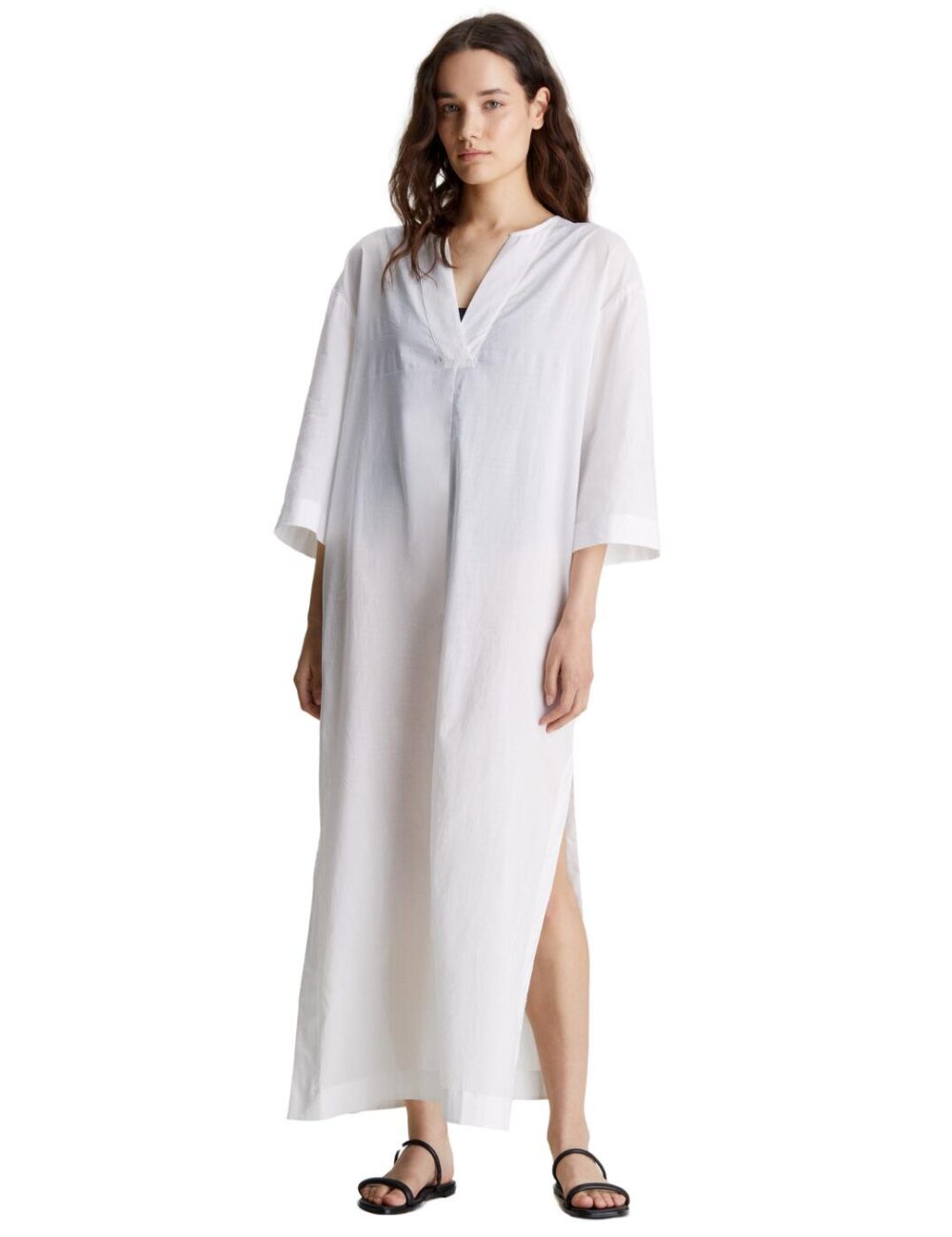 Calvin Klein Beach Cover Up - White - M - 12