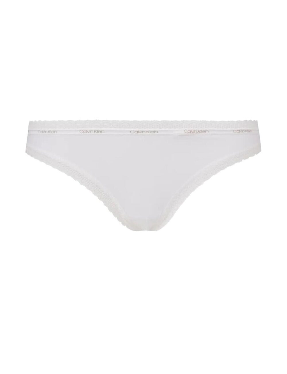 Calvin Klein Bottoms Up Thong - White - XL - 16