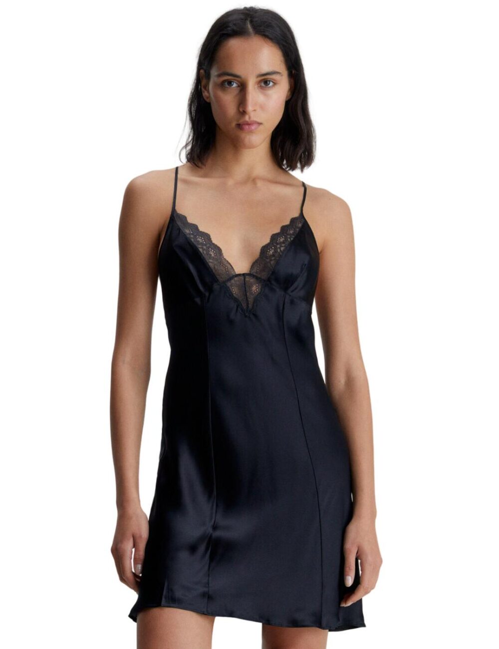 Calvin Klein CK Black Chemise - Black - XL - 16