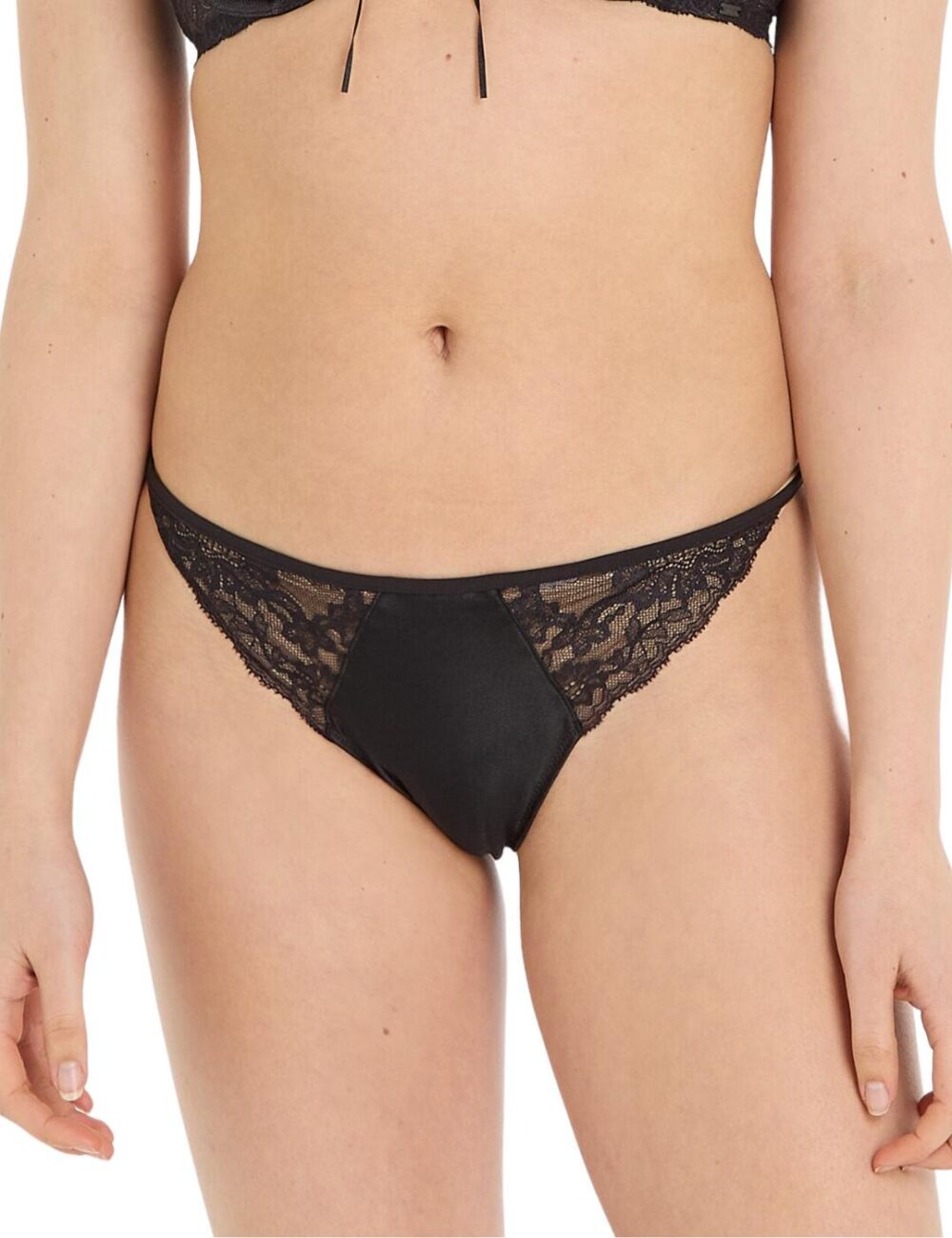 Calvin Klein CK Black Thong - Black - S - 10