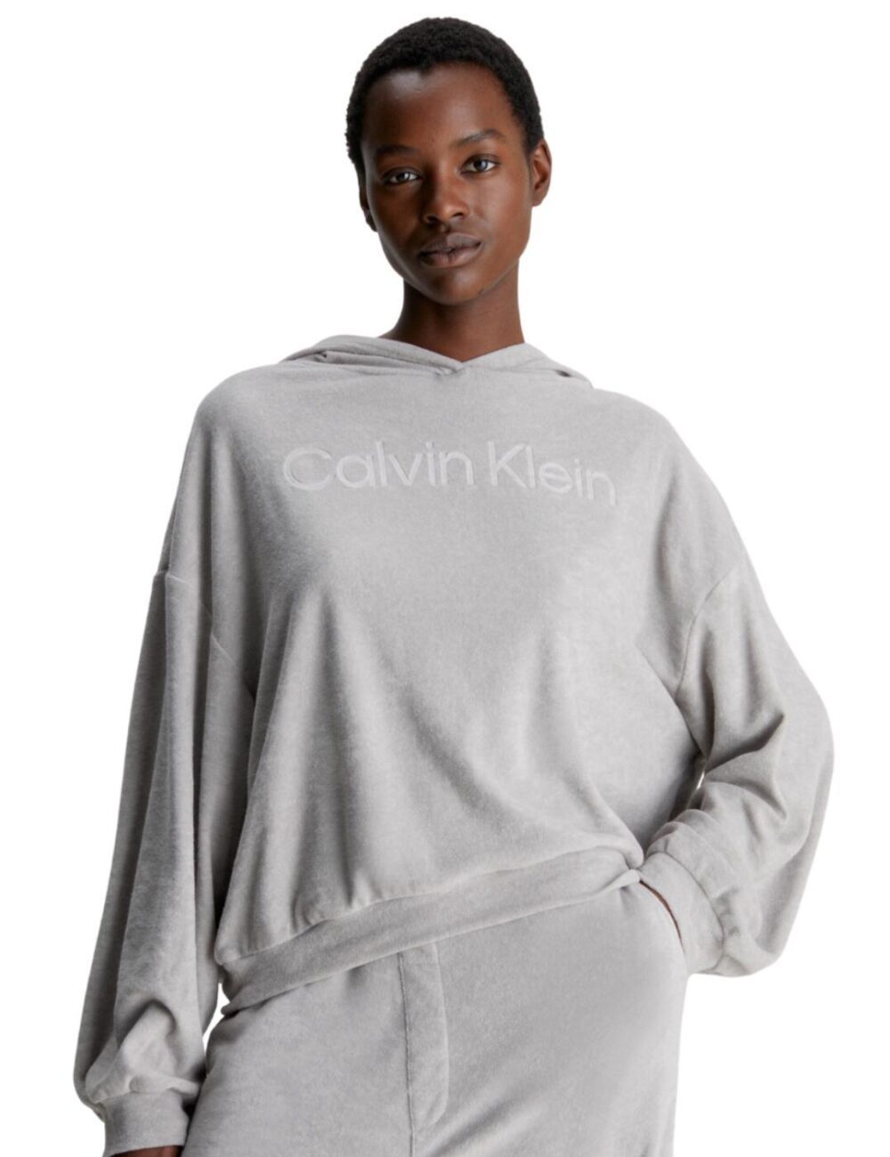 Calvin Klein Cosy Lounge Hoodie - Porpoise - XL - 16