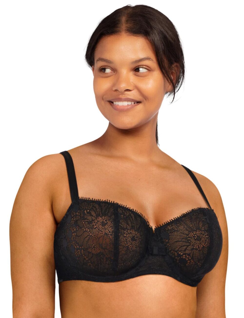 Chantelle Day to Night Half Cup Bra - Black - 32D