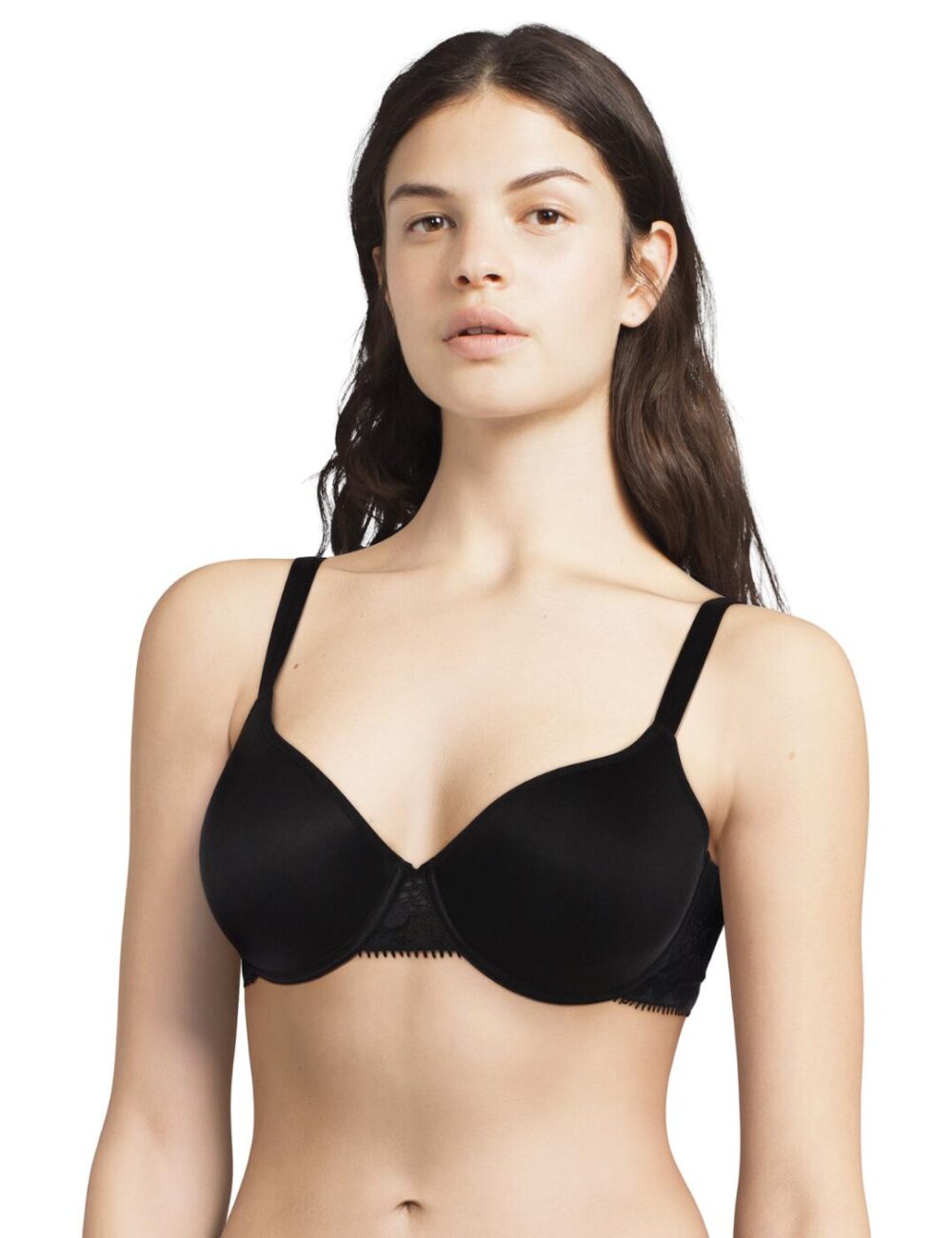 Chantelle Day to Night Memory Foam T Shirt - Black - 32D