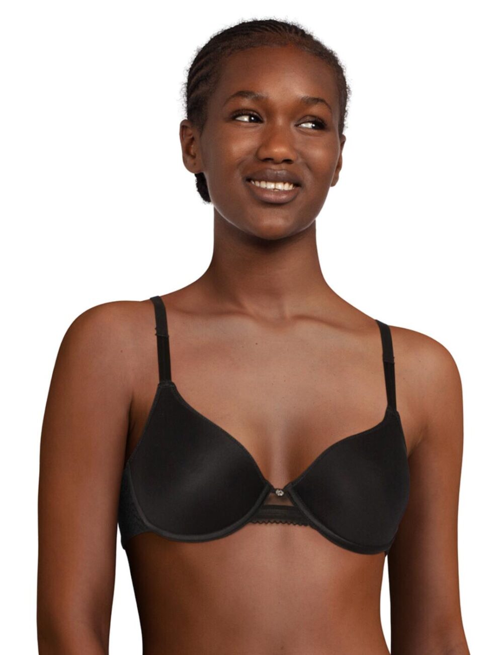 Chantelle Jolie Memory Foam T Shirt Bra - Black - 34D