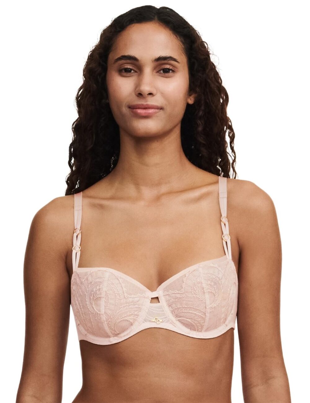 Chantelle Mystic Dream Half Cup Bra - Taffeta Pink - 34F