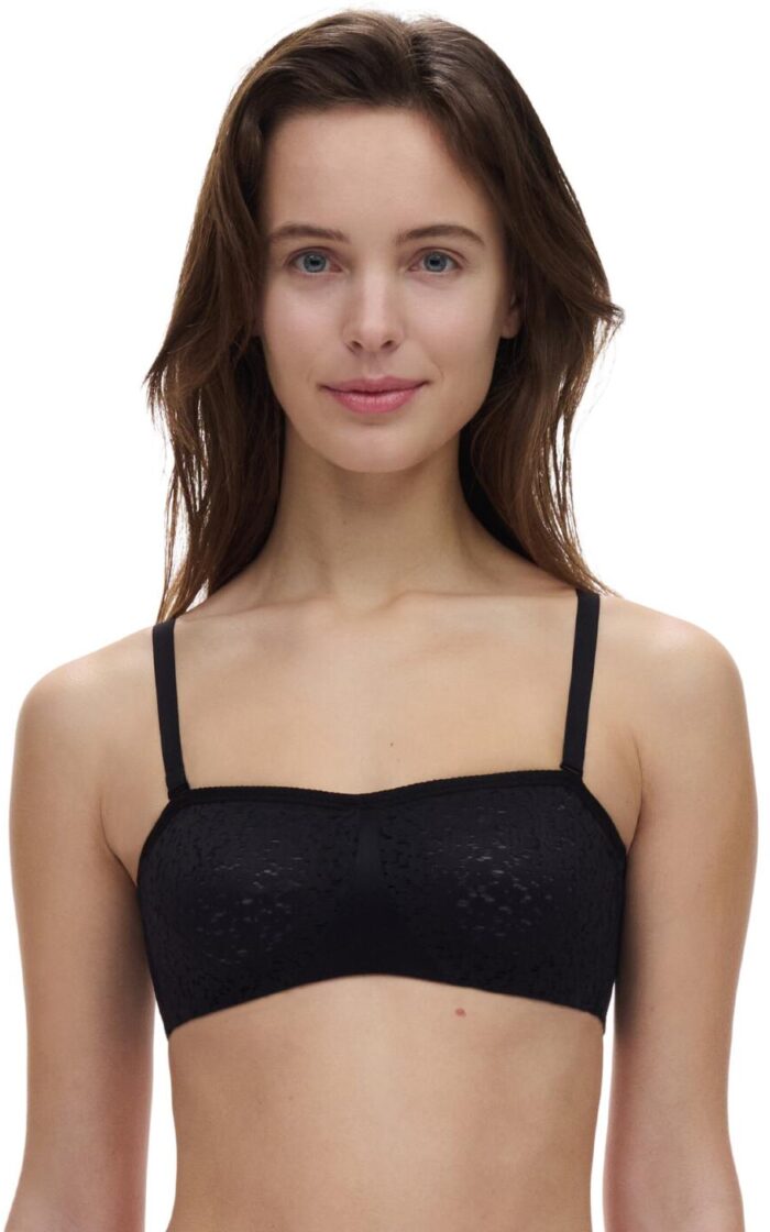 Chantelle Norah Bandeau Bra - Black - 34E