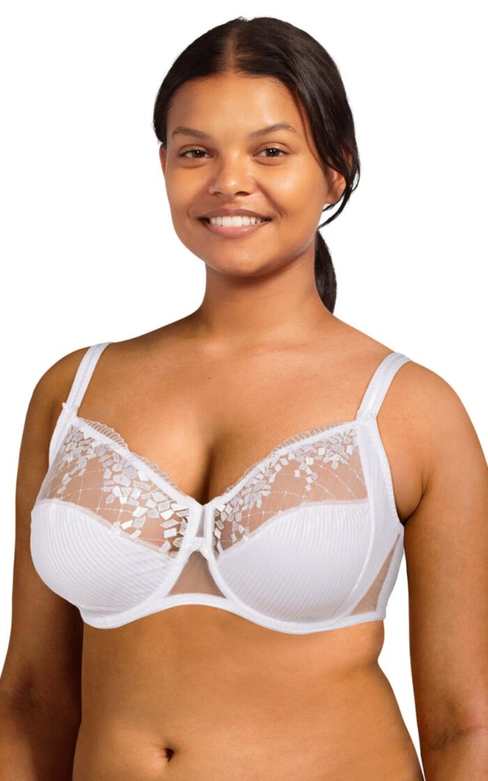 Chantelle Pont Neuf Very Covering Underwired Bra - White - 38D