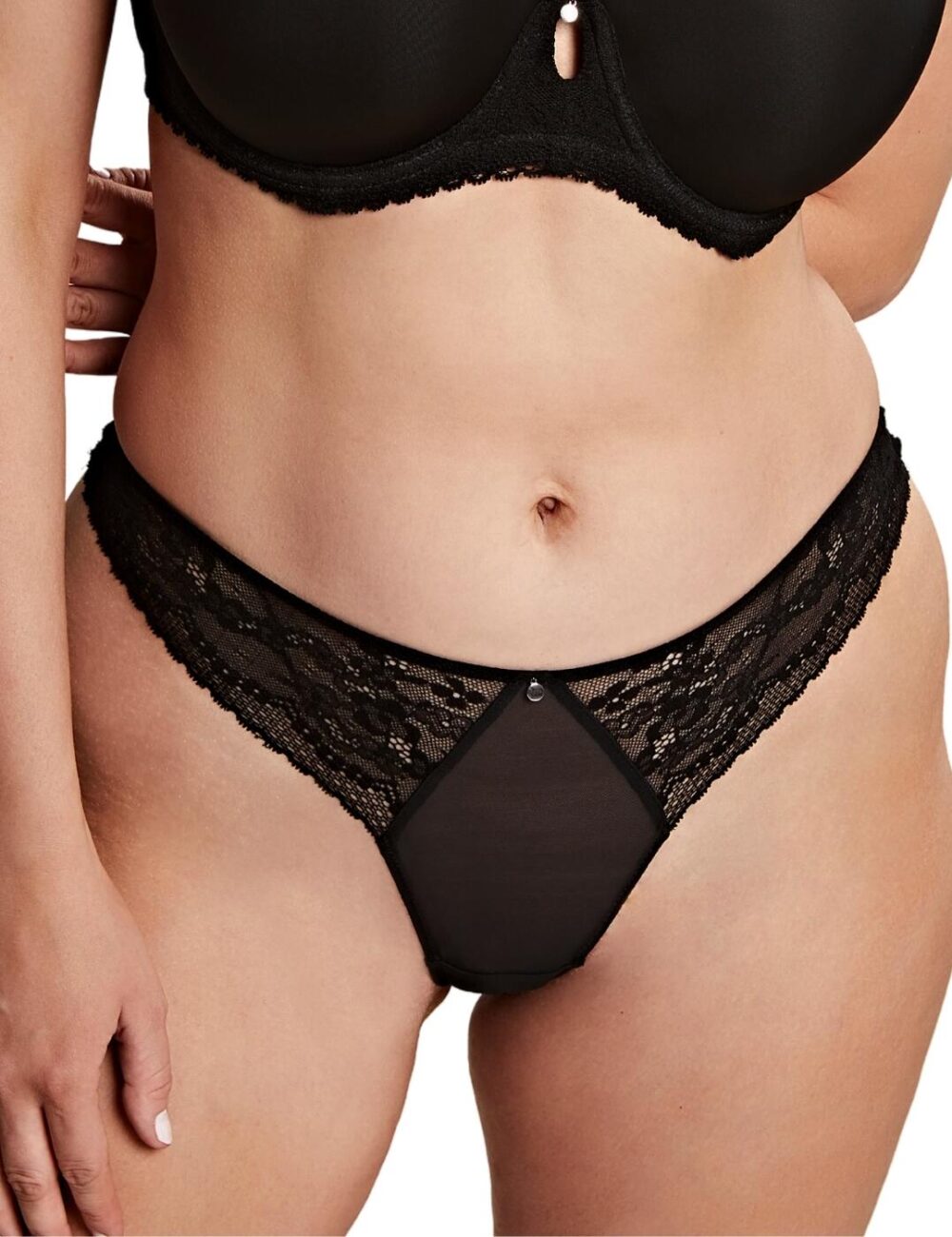 Cleo by Panache Alexis Brazilian Brief - Black - XS - 8