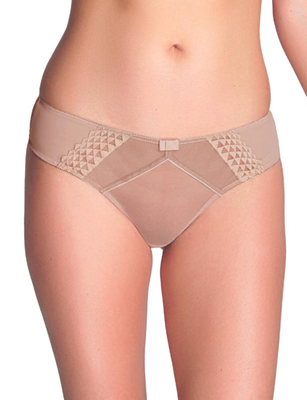 Cleo by Panache Asher Brazilian Brief - Latte - S - 10