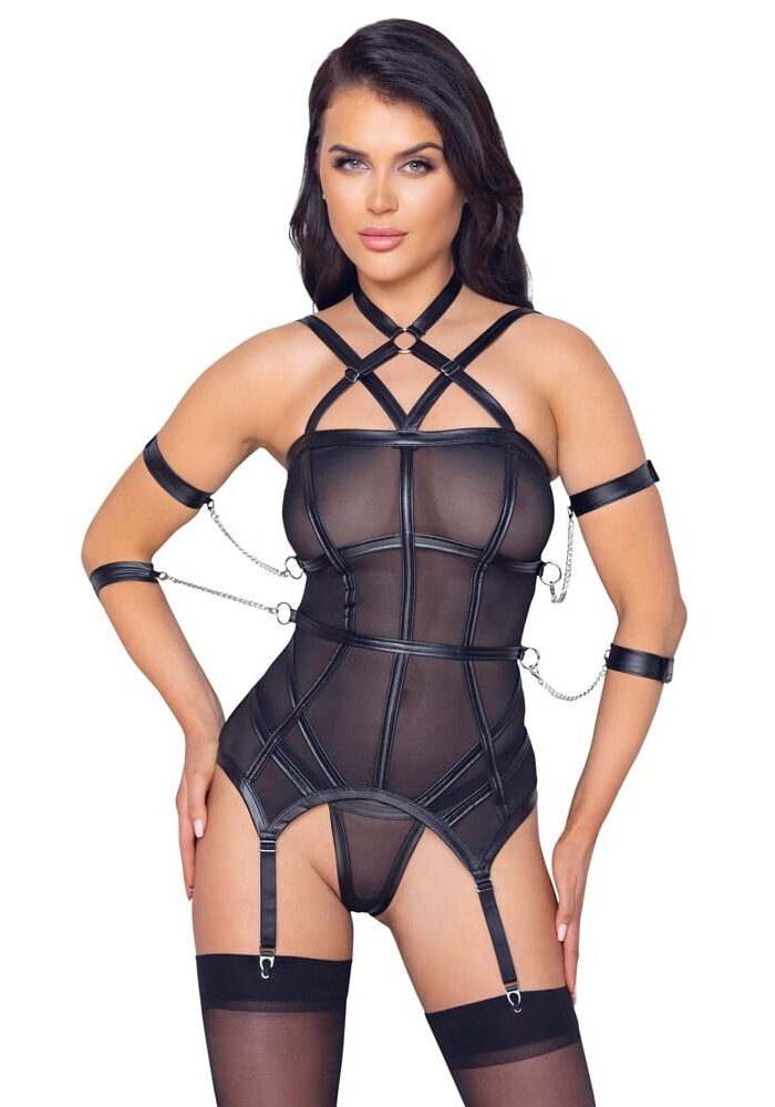 Cottelli Bondage Basque And String - X Large