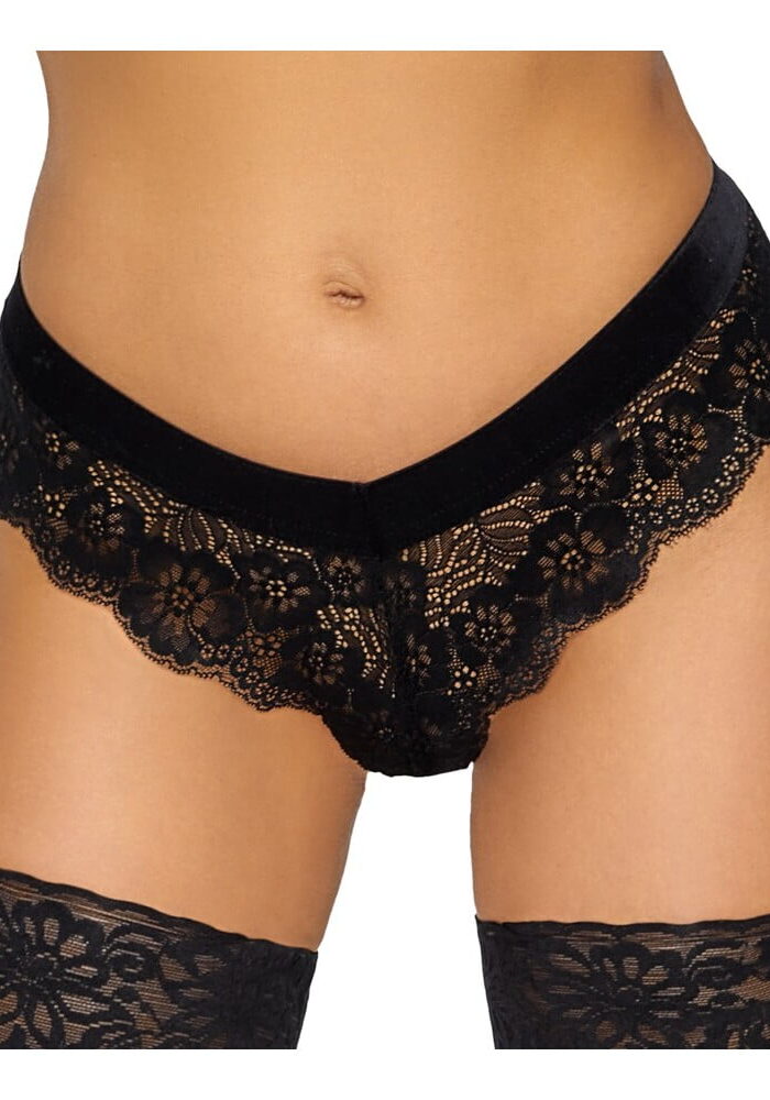 Cottelli Chain Crotch Panties - X Large