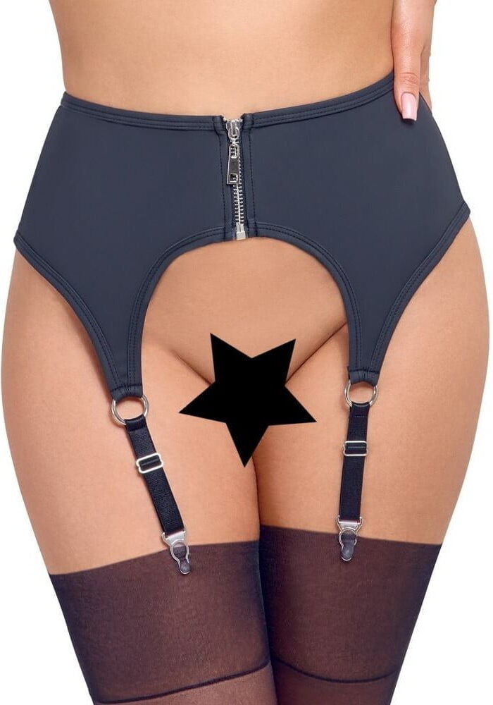 Cottelli Zip Suspender Belt - Small