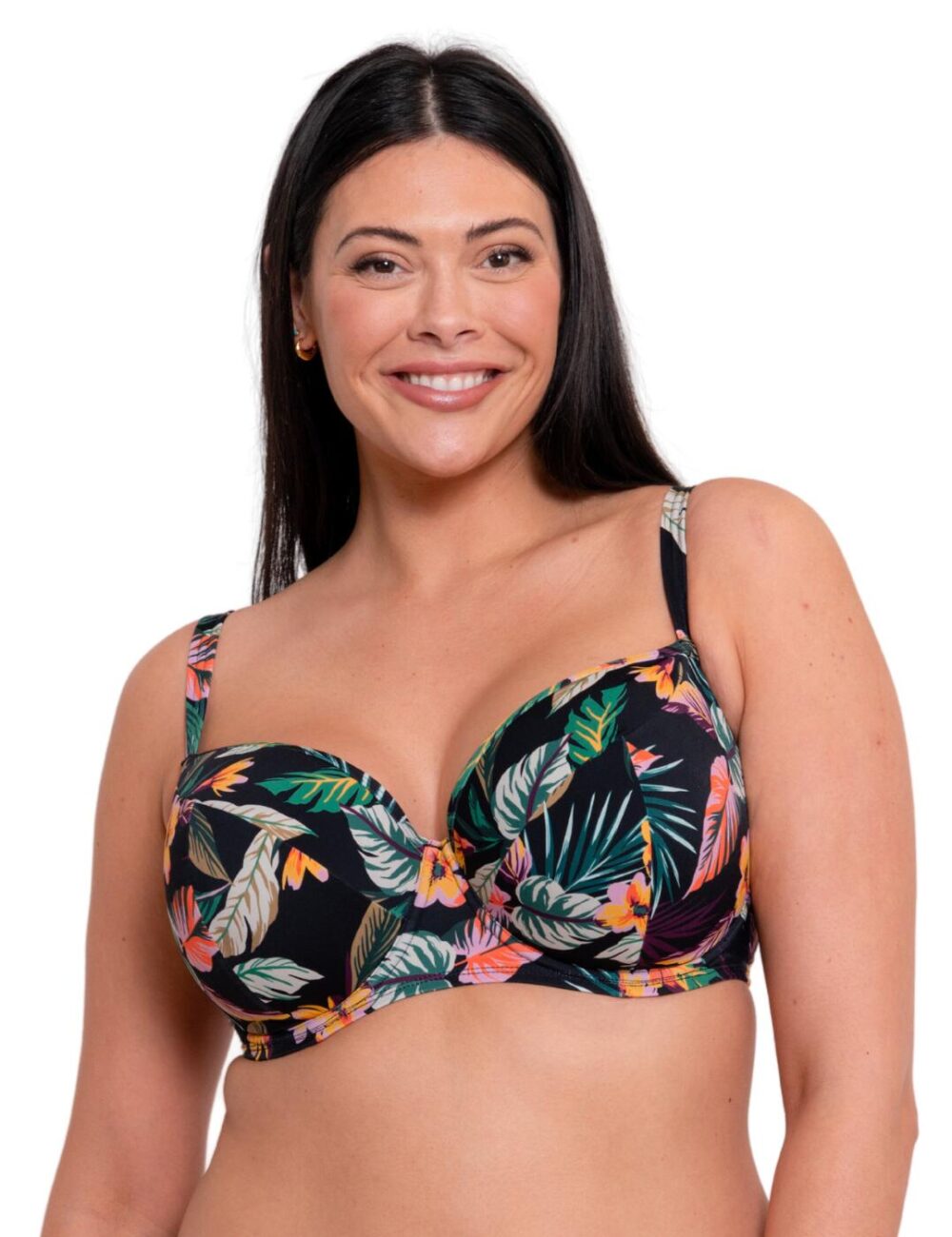 Curvy Kate Cuba Libre Balcony Bikini Top - Print Mix - 30FF