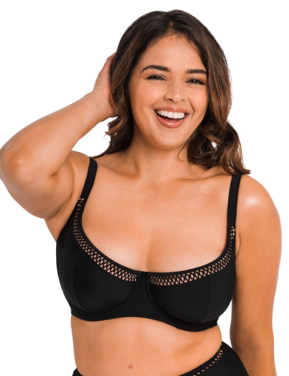 Curvy Kate First Class Balcony Bikini Top - Black - 28HH