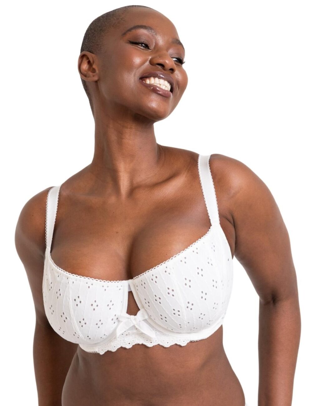 Curvy Kate Flora Balcony Bra - White - 30D