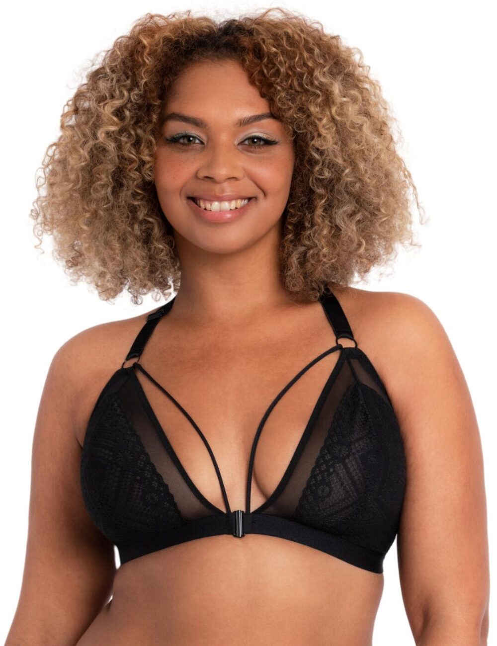 Curvy Kate Front and Centre Bralette - Black - 30G/GG