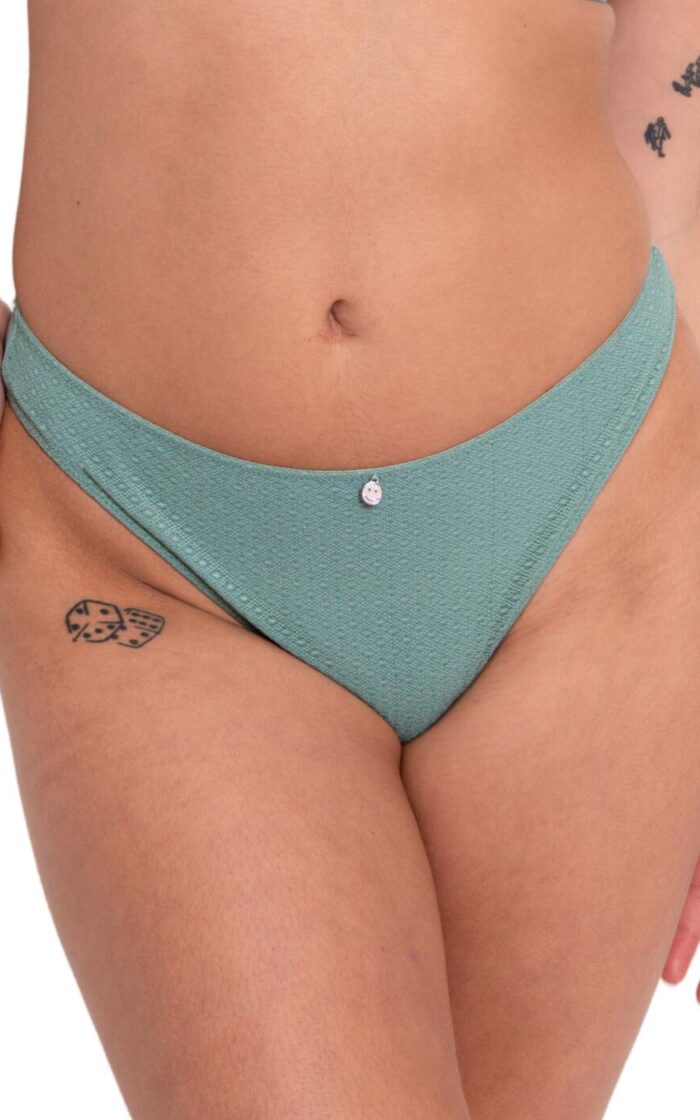 Curvy Kate Happy Boobs and Happy Bum Brazilian Brief - Sage Green - S - 10