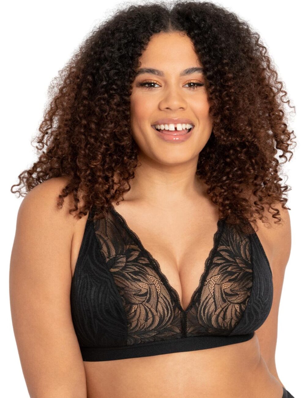 Curvy Kate Lace Daze Bralette - Black - 30G/GG