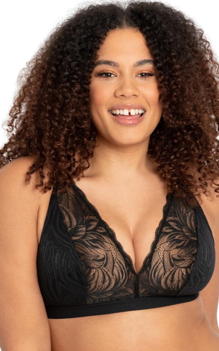 Curvy Kate Lace Daze Bralette - Black - 30G/GG