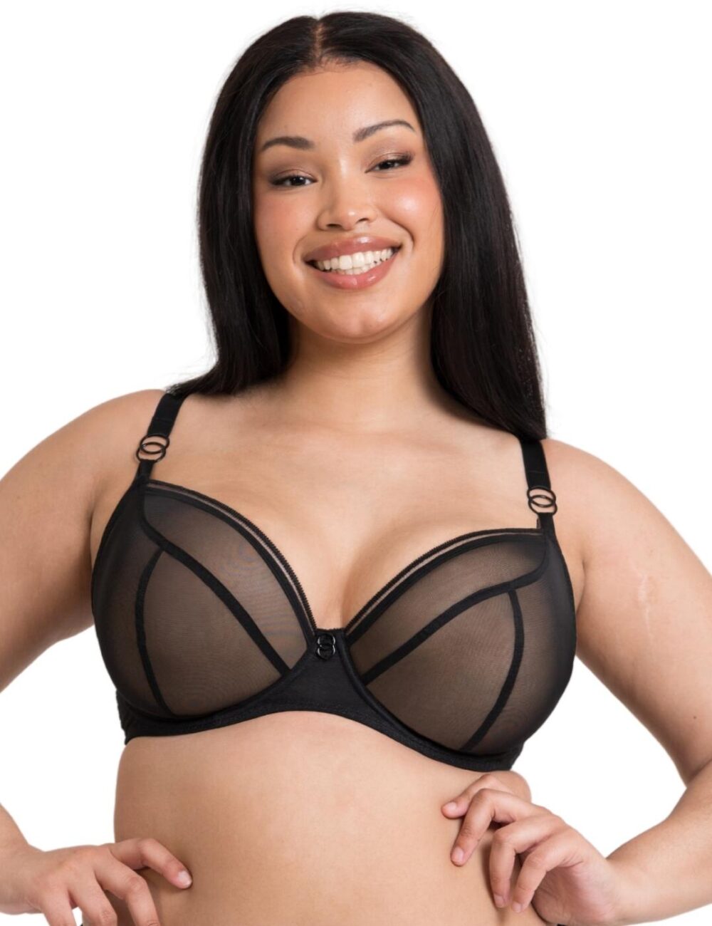 Curvy Kate Lifestyle Plunge Bra - Black - 32G