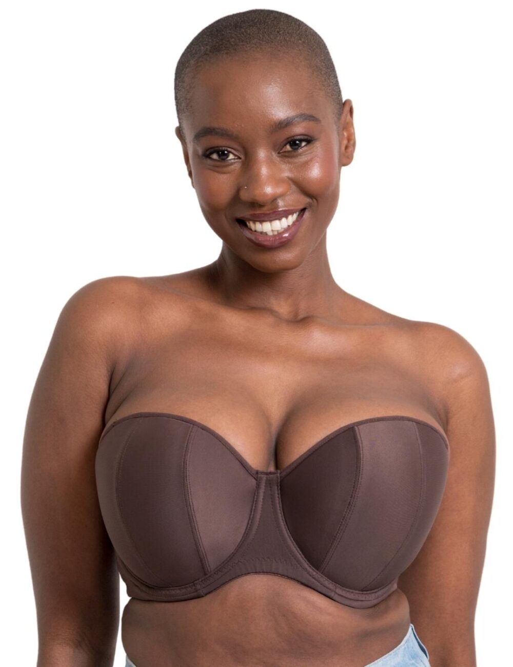 Curvy Kate Luxe Strapless Multiway Bra - Cocoa - 32G