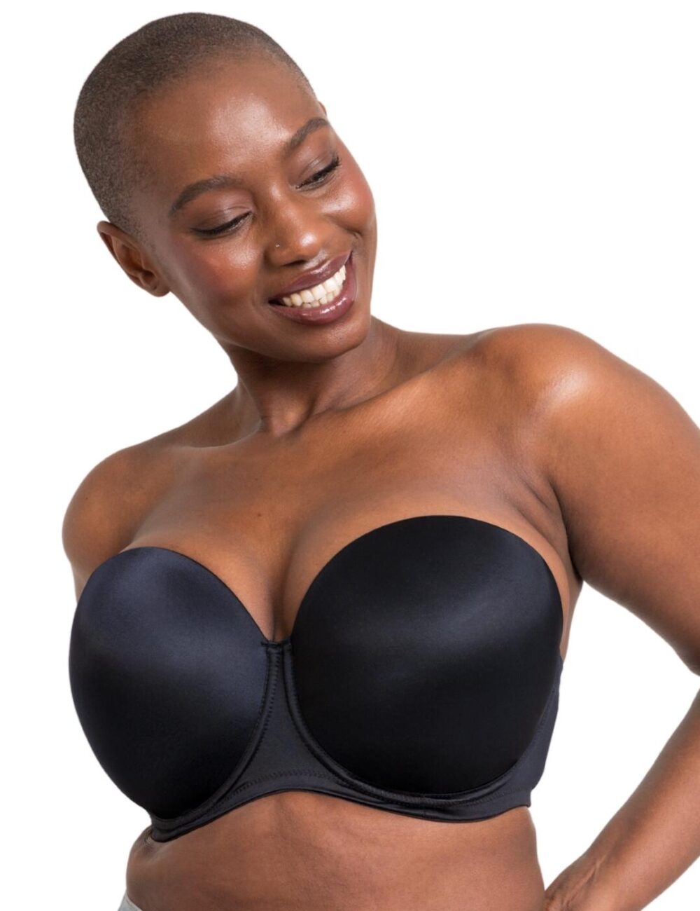 Curvy Kate Smoothie Strapless Moulded Bra - Black