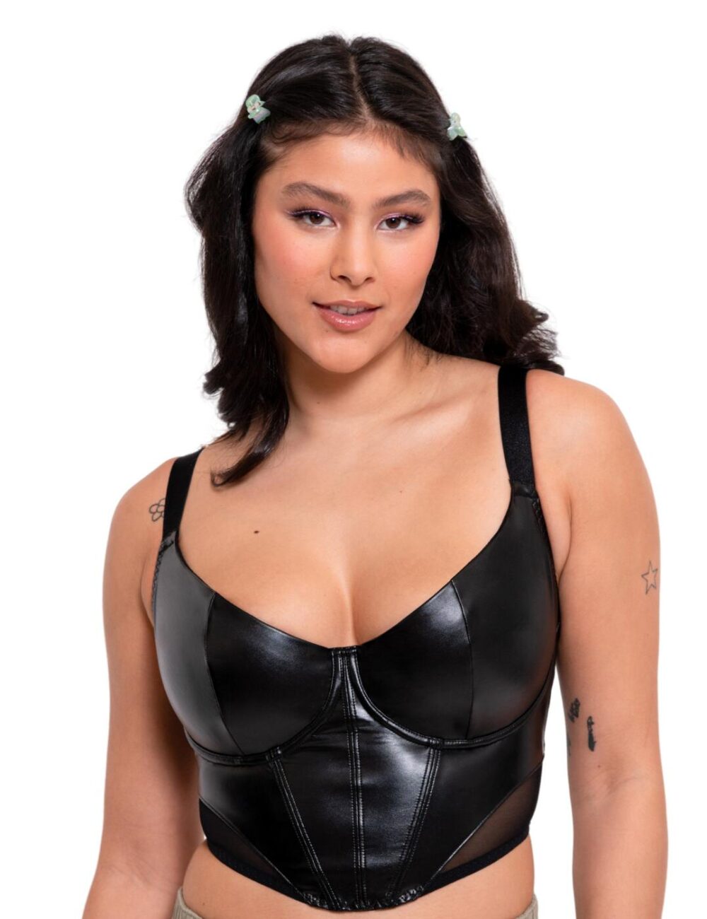 Curvy Kate Storm Scooped Balcony Longline Bra - Black - 38G