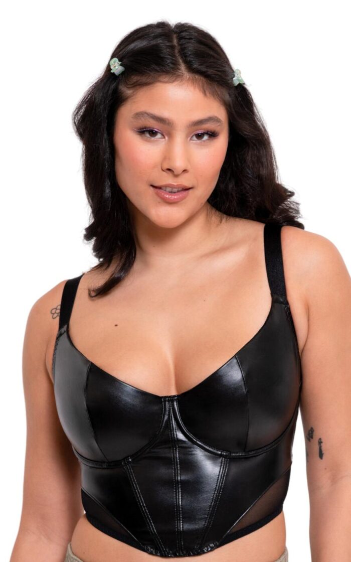 Curvy Kate Storm Scooped Balcony Longline Bra - Black - 38G