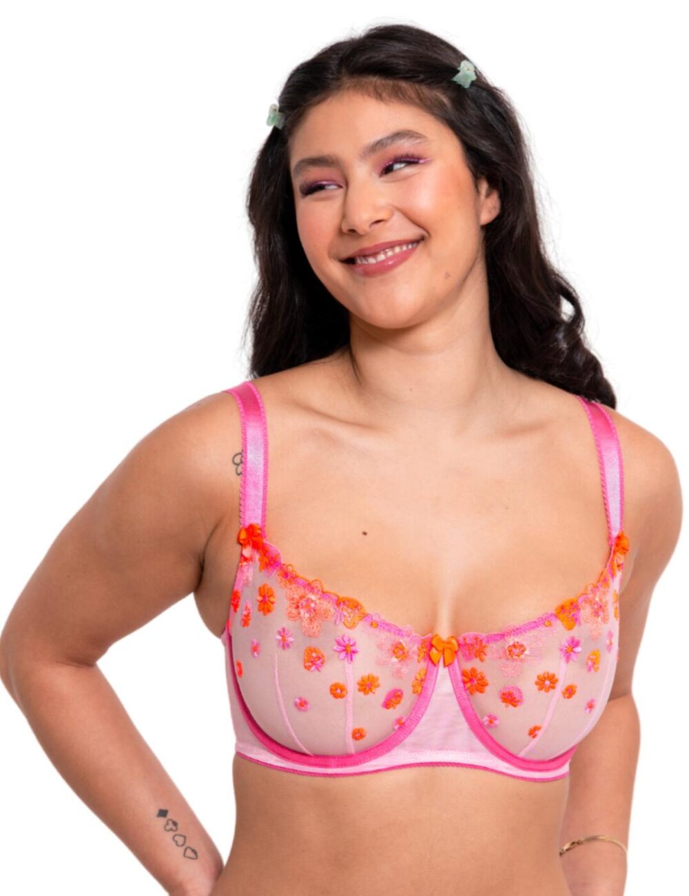 Curvy Kate Strawberry Crush Balcony Bra - Pink Multi - 30GG