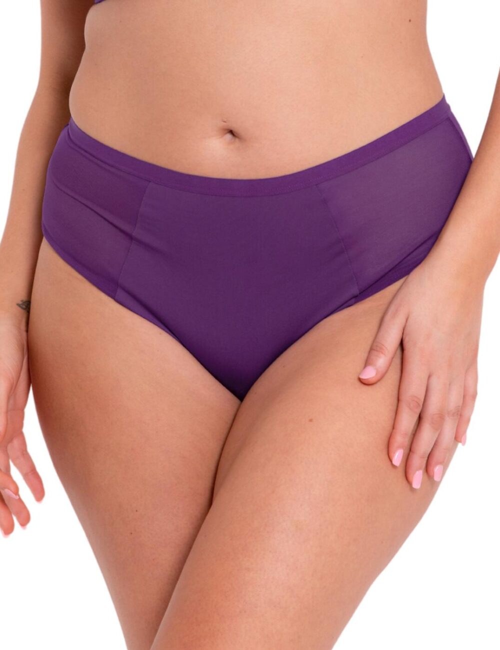 Curvy Kate WonderFully Shorty Brief - Purple - XL - 16