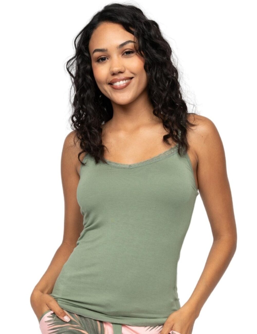 Cyberjammies Lea Jersey Hidden Support Vest - Sage Green - XL - 16