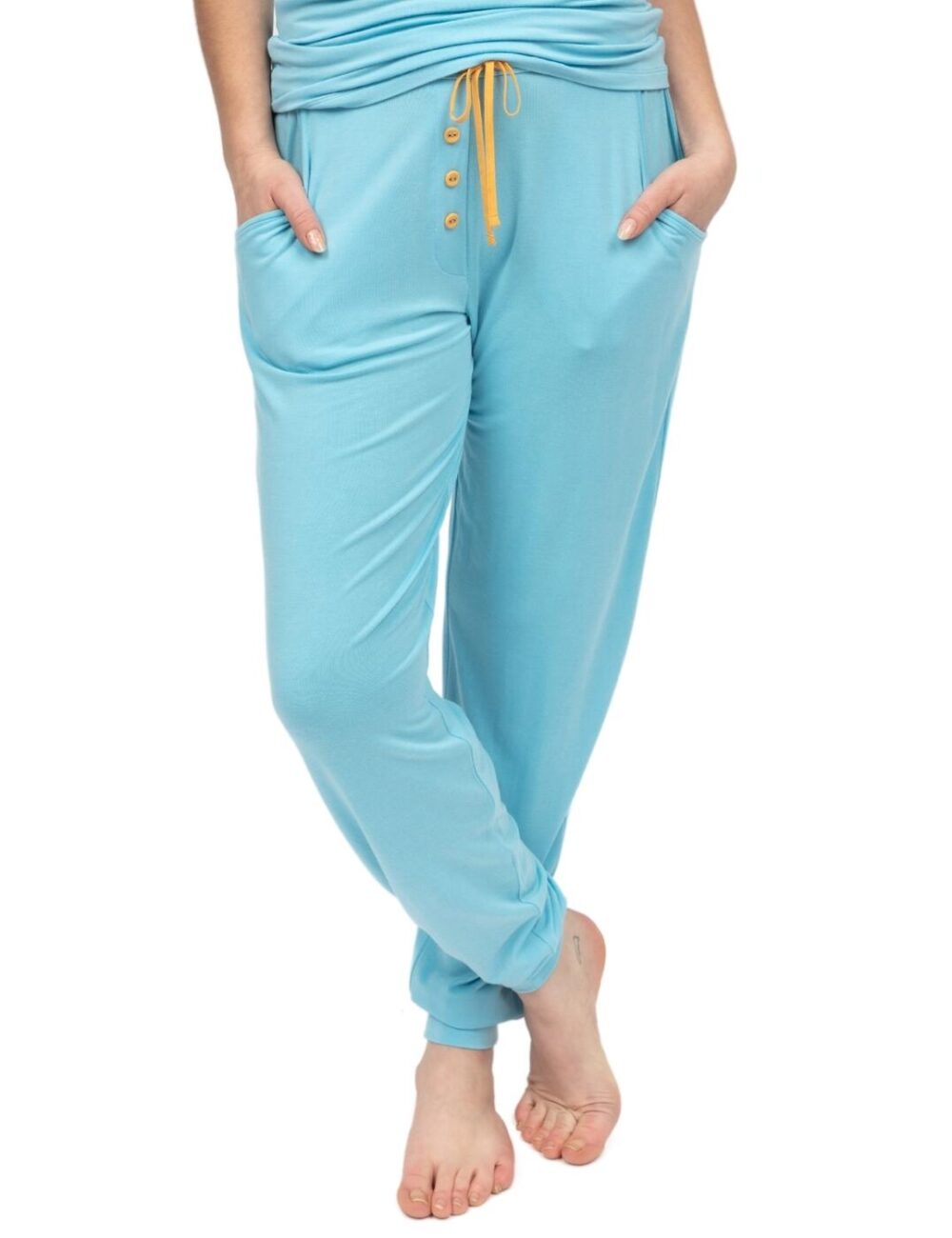 Cyberjammies Paige Jersey Pyjama Bottoms - Light Blue - S - 10