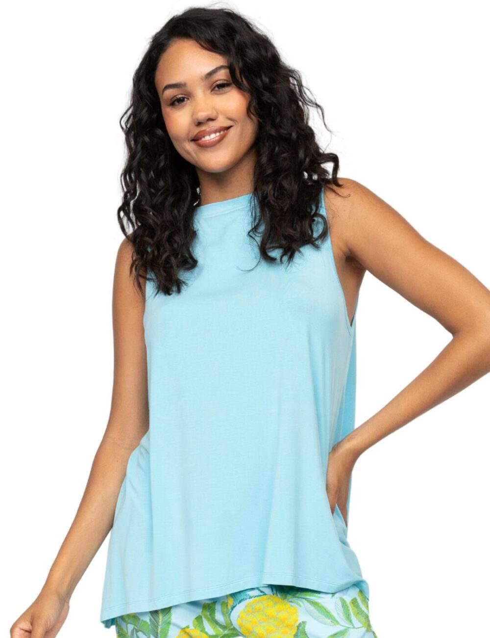 Cyberjammies Paige Jersey Relaxed Vest - Light Blue - S - 10