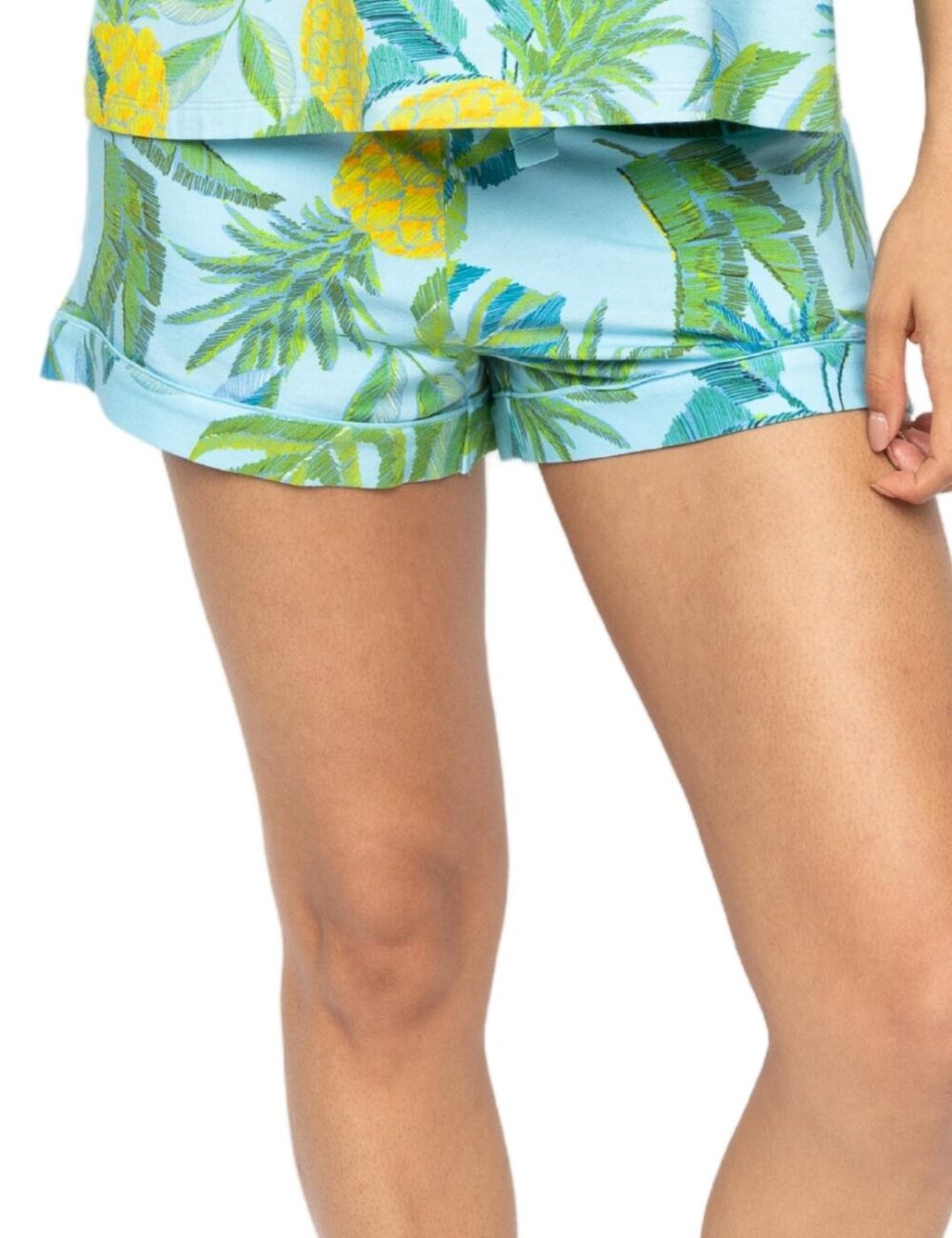 Cyberjammies Paige Pyjama Short - Light Blue Mix - S - 10