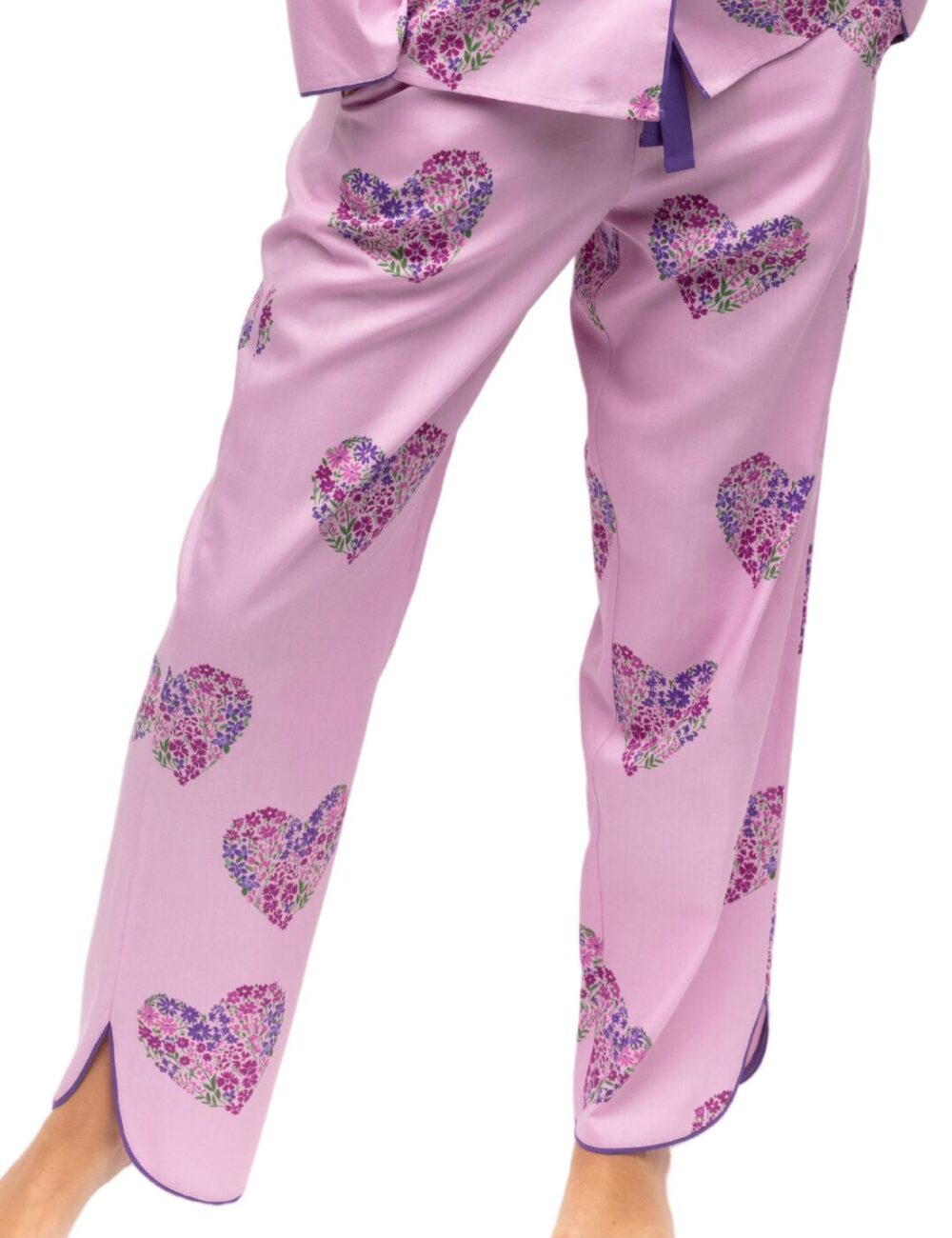 Cyberjammies Valentina Pyjama Bottoms - Pink Heart Print