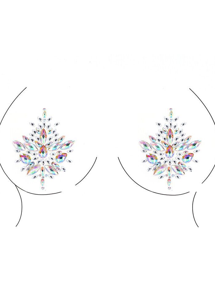Dazzling Nipple Bling Sticker