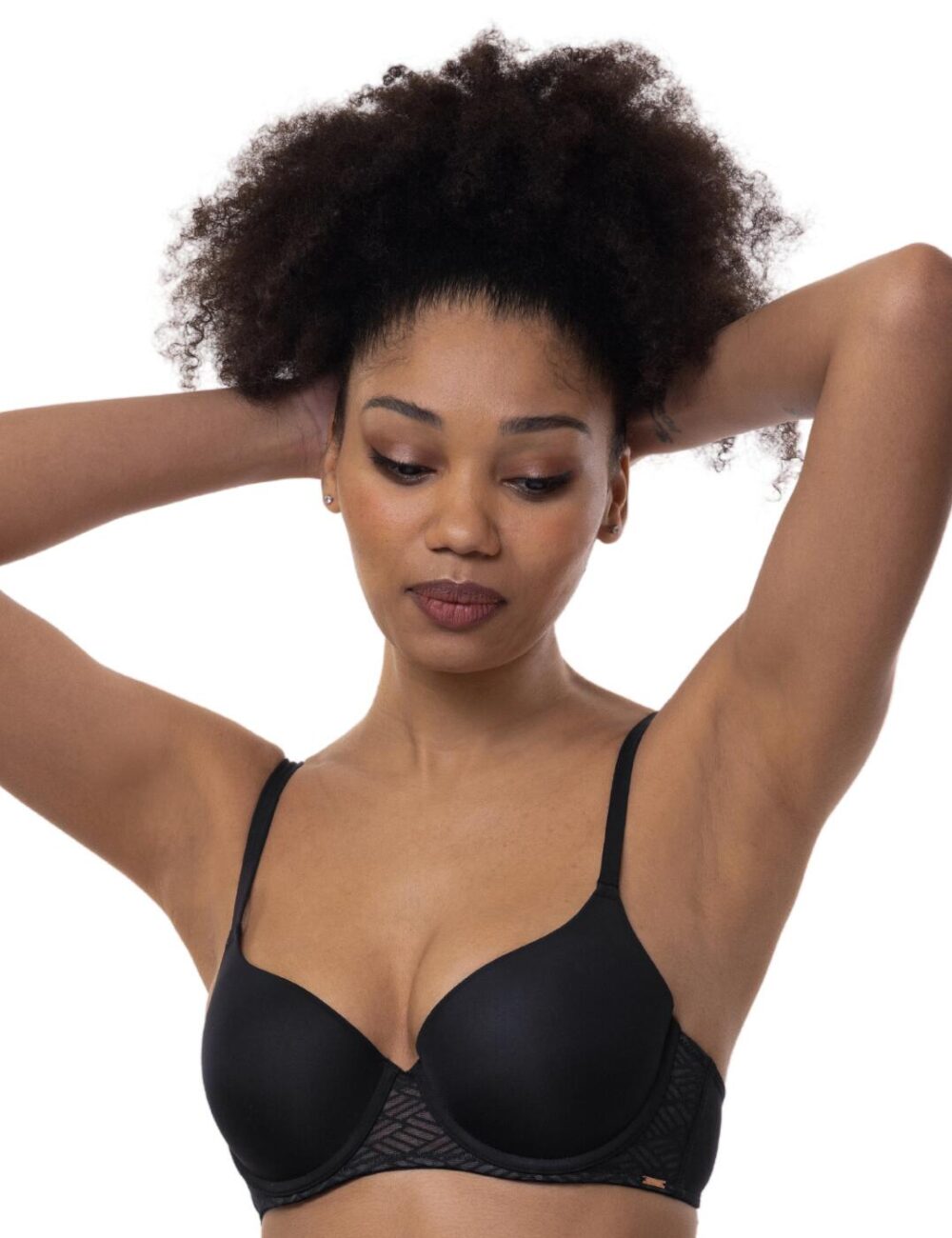Dorina Leila Demi Cup Bra - Black - 32B